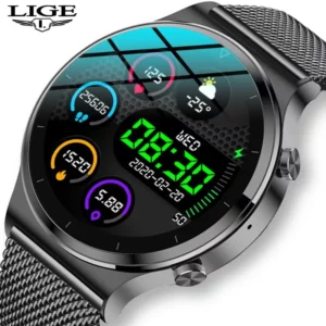 LIGE-2021-New-Smart-watch-Men-IP68-waterproof-watch-Multiple-sports-modes-heart-rate-weather-Forecast