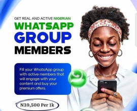 Active Nigerian WhatsApp, Telegram Group Members (100% Verified)