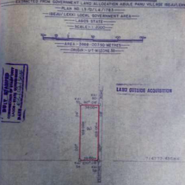 One acre plot of land for sale