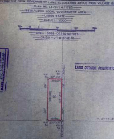 One acre plot of land for sale