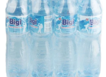 One pack of 75cl Bigi water for sale (12 x 75cl)