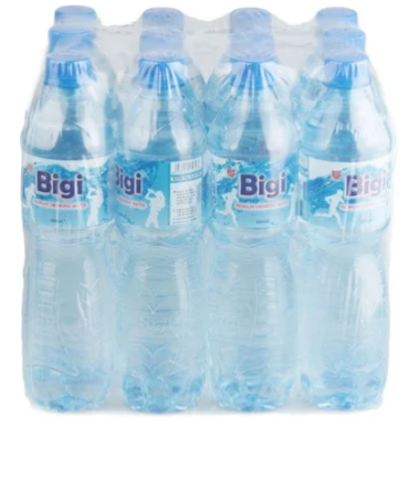 One pack of 75cl Bigi water for sale (12 x 75cl)