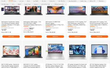 Laptops, Notebooks and Desktops direct from Amazon.com